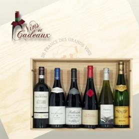 Coffret vins, Tour de France - 6 bouteilles de nos régions viticoles