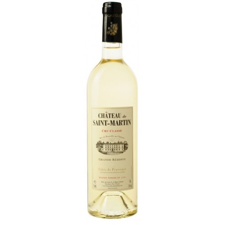 Côtes de Provence blanc Château de Saint Martin Grande Cuvée réserve 2016