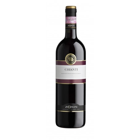 Bouteille de vin rouge Chianti 2015 Zonin - Vins et Cadeaux