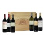 Coffret bois 6 bouteilles Bordeaux a 360° - Vins et Cadeaux