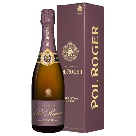 Bouteille de champagne Pol Roger rosé vintage 2009 - Vins et Cadeaux