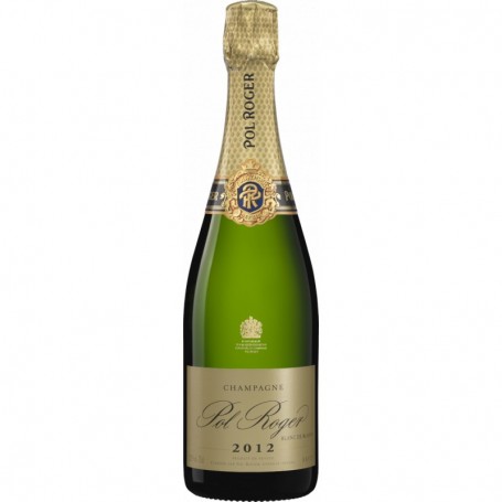 Bouteille de champagne Pol Roger cuvée blanc de 2012 - Vins et Cadeaux