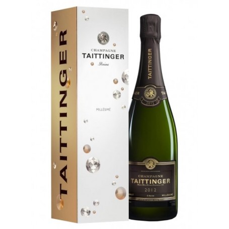Coffret 3 bouteilles Taittinger Millésimé 2012 - Vins et Cadeaux
