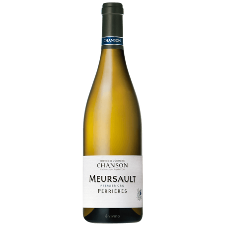 Bouteille de vin blanc Meursault Perrières Domaine Chanson de Bourgogne 2008 - Vins et Cadeaux
