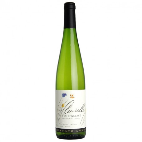 Bouteille de vin blanc Fleurelle d'Alsace - Vins et Cadeaux