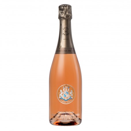 Bouteille de champagne rosé Barons de Rothschild - Vins et Cadeaux