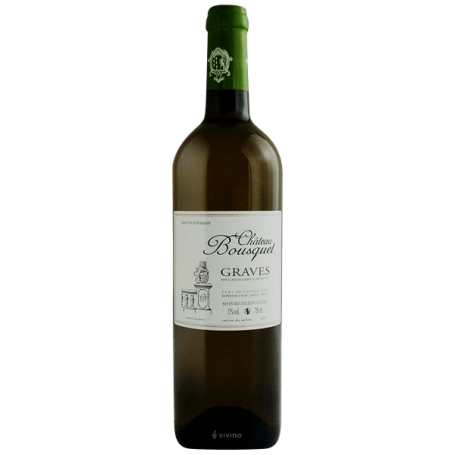 Bouteille de vin blanc Bordeaux Graves Château Bousquet 2017 - Vins et Cadeaux