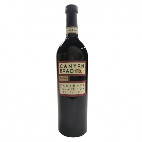 Bouteille de vin rouge Canyon Road R Mondavi de Californie 2000 - Vins et Cadeaux
