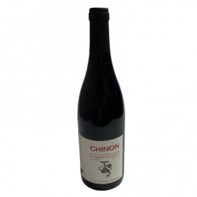 Bouteille de vin rouge Chinon rouge cuvée Les Pierres Chaudes 2015 Domaine Gasnier - Vins et Cadeaux