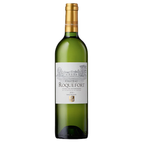 Bouteille de vin blanc Bordeaux Château Roquefort 2020