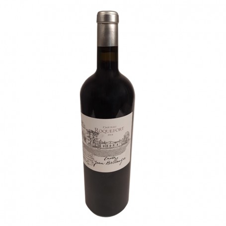 Bouteille de vin rouge Château Roquefort Jean Bellanger de Bordeaux 2014 - Vins et Cadeaux