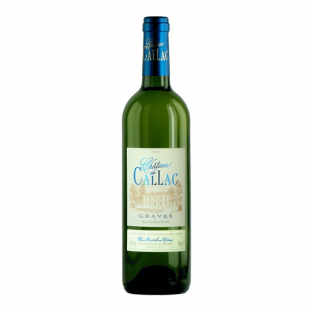 Bouteille de vin blanc Château de Callac de Bordeaux 2014 - Vins et Cadeaux