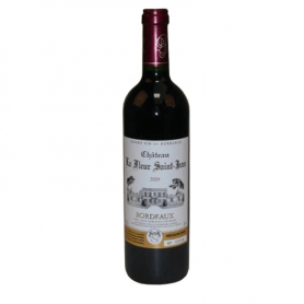 Bouteille de vin rouge Château la Fleur Saint Jean de Bordeaux 2009 - Vins et Cadeaux
