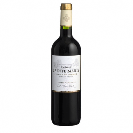 Bouteille de vin rouge Château Sainte Marie de Bordeaux 2016 - Vins et Cadeaux