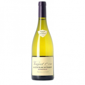 Bouteille de vin blanc Vougeot 1er cru Le Clos Blanc de Bourgogne 2018 - Vins et Cadeaux