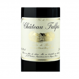 Bouteille de vin rouge BIO Bordeaux Côtes de Bourg Château Falfas 2016 - Vins et Cadeaux
