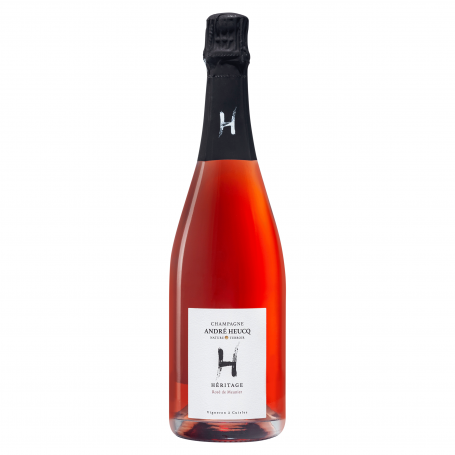 Bouteille de champagne BIO rosé Héritage Domaine Heucq - Vins et Cadeaux