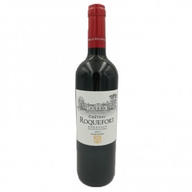 Bouteille de vin rouge Bordeaux Château Roquefort 2018 - Vins et Cadeaux
