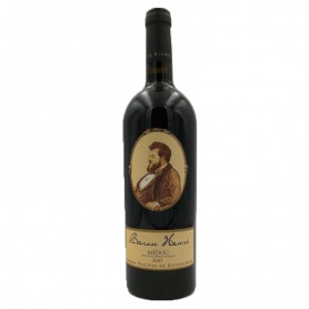 Bouteille de vin rouge Baron Henri de Bordeaux 2007 - Vins et Cadeaux