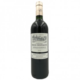 Bouteille de vin rouge Supérieur Château Brun de Bordeaux 2013 - Vins et Cadeaux