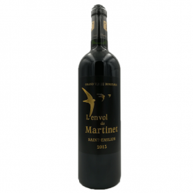 Bordeaux, Saint-Emilion L'Envol de Martinet 2015 second vin de Château Martinet