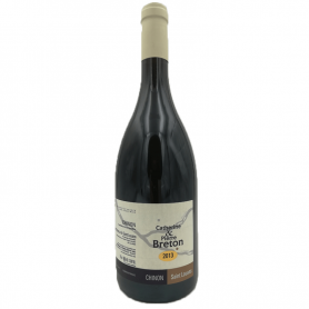 Bouteille de vin rouge Chinon cuvée Saint-Louans 2013 Domaine Pierre & Catherine Breton - Vins et Cadeaux