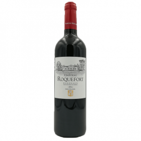 Bouteille de vin rouge Bordeaux Château Roquefort 2016 - Vins et Cadeaux