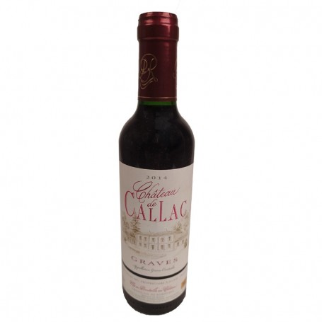 Demi-Bouteille de Bordeaux Graves rouge Château de Callac 2014
