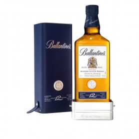 Whisky Ballantine's 12 ans sous étui cuir