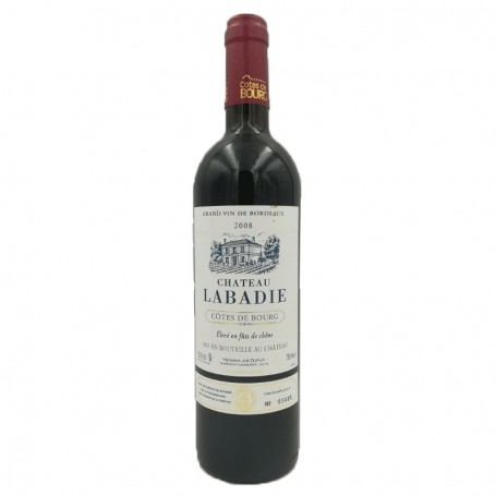 Bordeaux rouge Chateau Labadie Côte de Bourg 2008 Vignoble Joel DUPUY