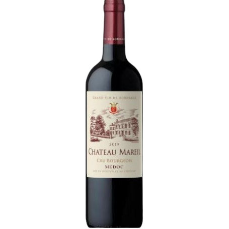 Médoc cru bourgeois, Bordeaux, Château Mareil rouge 2019