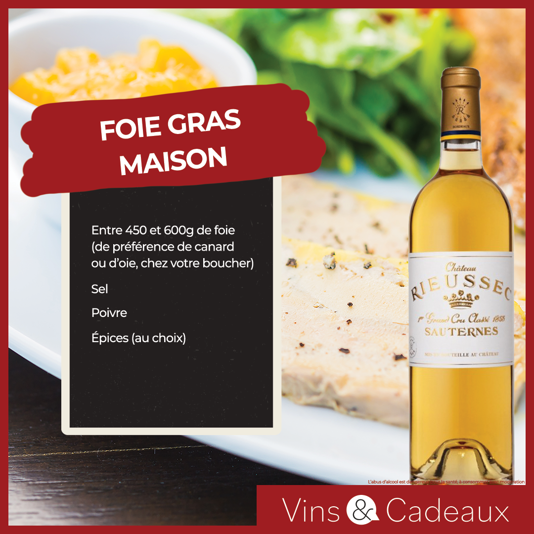Recette de foie gras maison - Vins et Cadeaux 